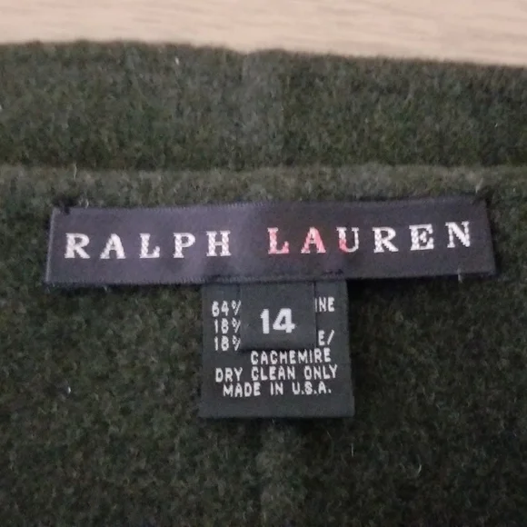 RALPH LAUREN (Black Label) Wool Blend Wrap Skirt - Picture 3 of 3